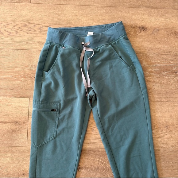 Figs Zamora Jogger Turquoise Pants Scrub XS - Picture 3 of 11